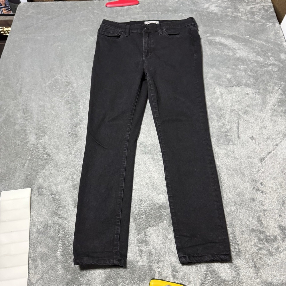 Madewell Jeans Size 28 Womens RoadTripper Ankle Wash Black Denim‎ Pants Stretch